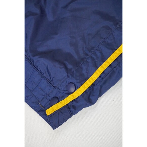 Vintage Polo Jeans Ralph Lauren Blue Yellow Snap Breakaway Sweat Track Shorts XL - Picture 7 of 8